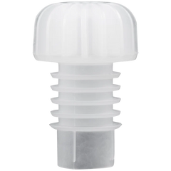 Champagne Stoppers - White Plastic 1st
