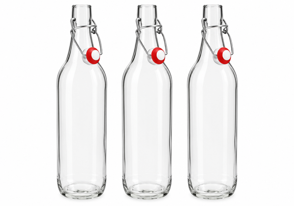 Glærar 12x500ml Flöskur m/tappa