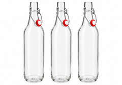 Glærar 12x500ml Flöskur m/tappa