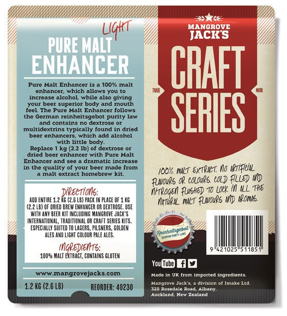 MJ Pure Malt Enhancer – 1.2 kg (Liquid Malt Extract)