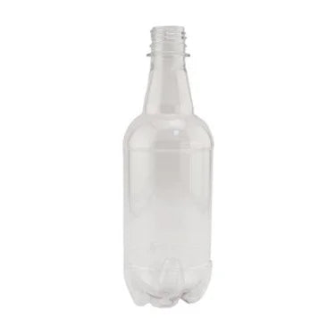 PET Plastic Beer Bottles Clear 500ml x 24