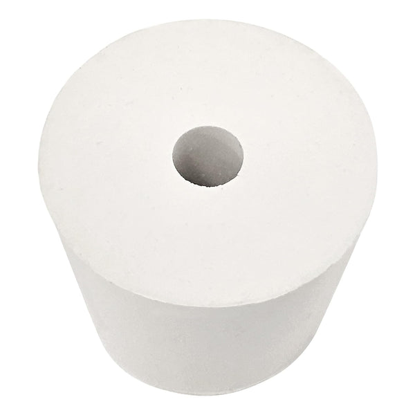 Rubber Stopper #10 w/ Airlock Hole