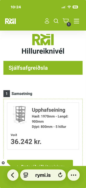 Metalsistem, Upphafseining.