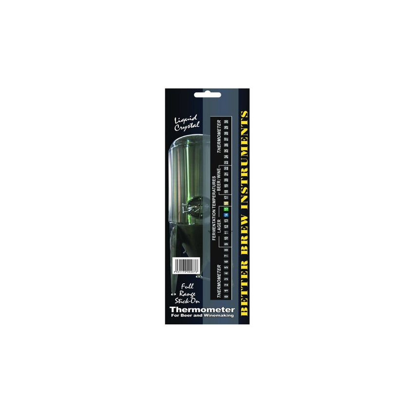 Stick-on thermometer